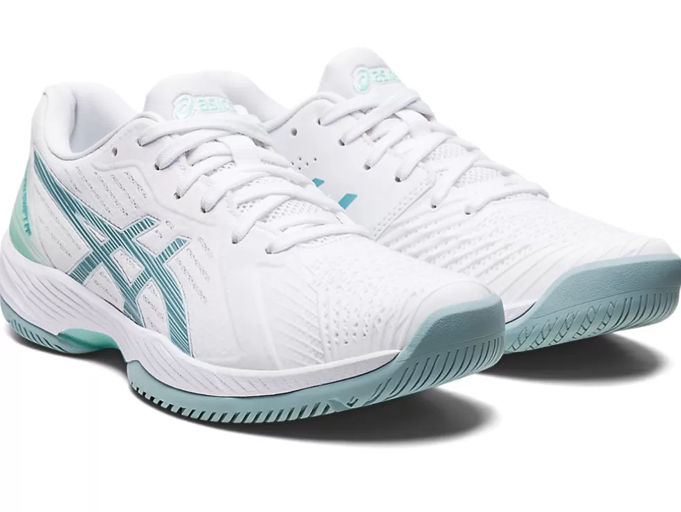 Flash Sale ASICS SOLUTION SWIFT FF White/Smoke Blue