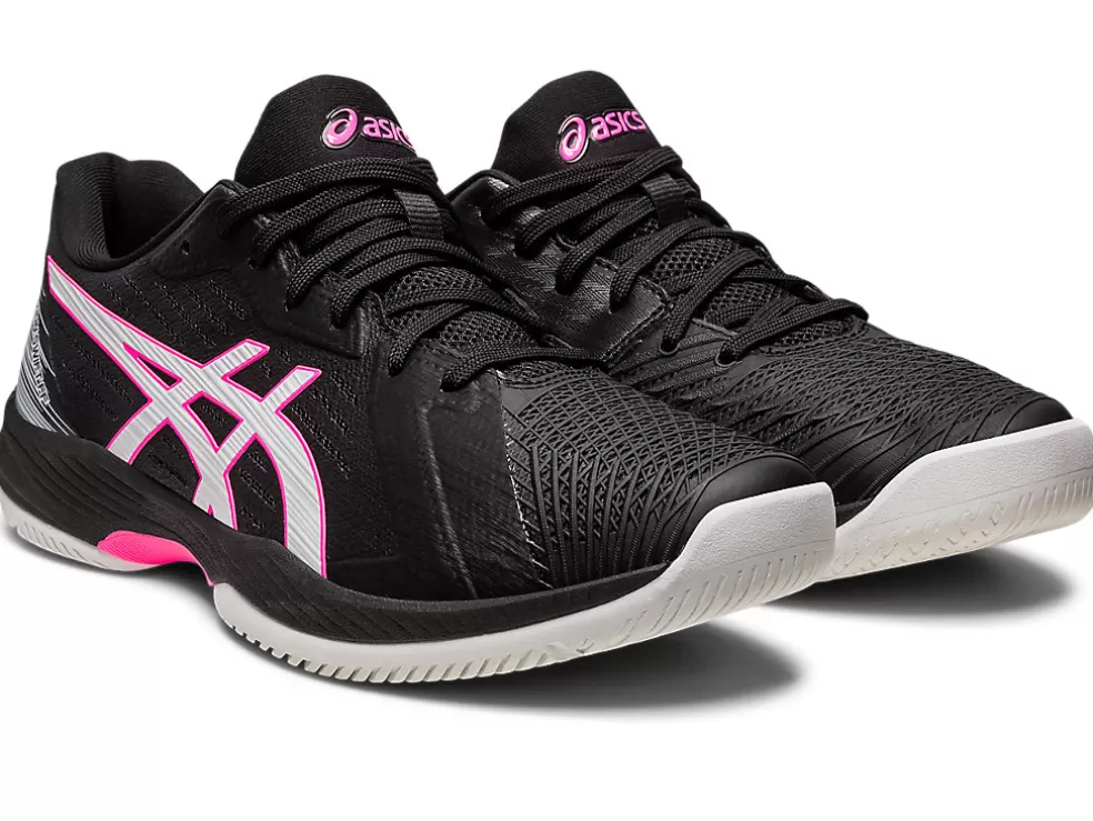 New ASICS SOLUTION SWIFT FF Black/Hot Pink