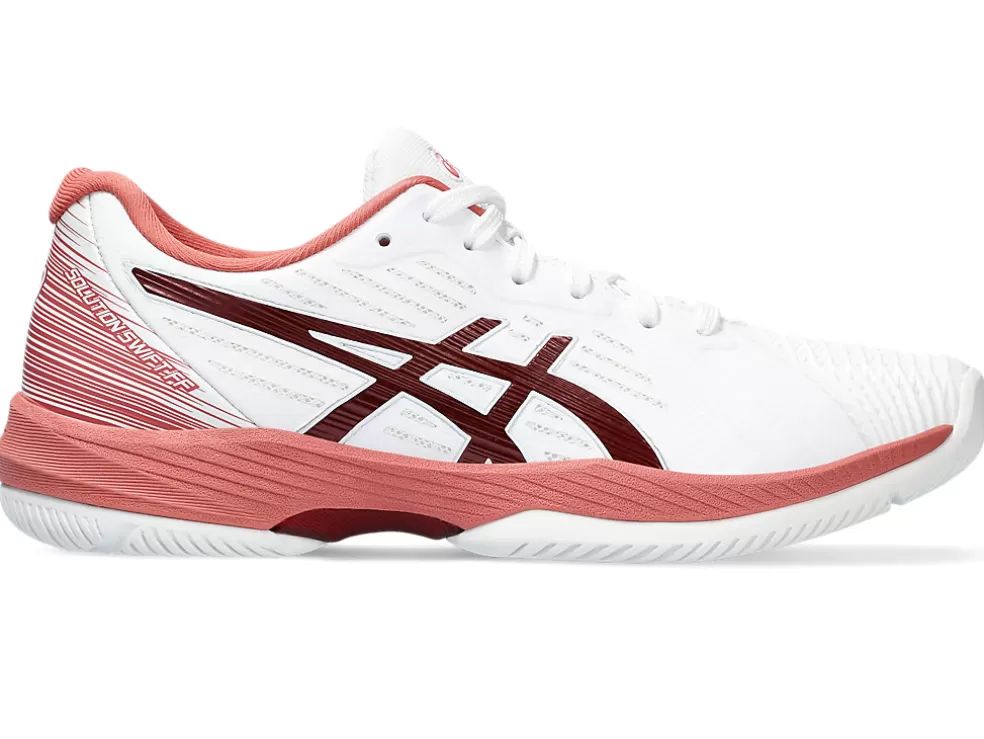 Sale ASICS SOLUTION SWIFT FF White/Antique Red