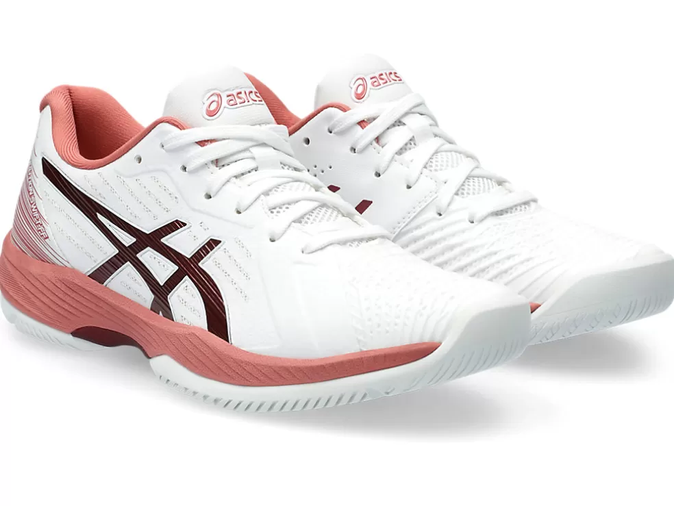 Sale ASICS SOLUTION SWIFT FF White/Antique Red