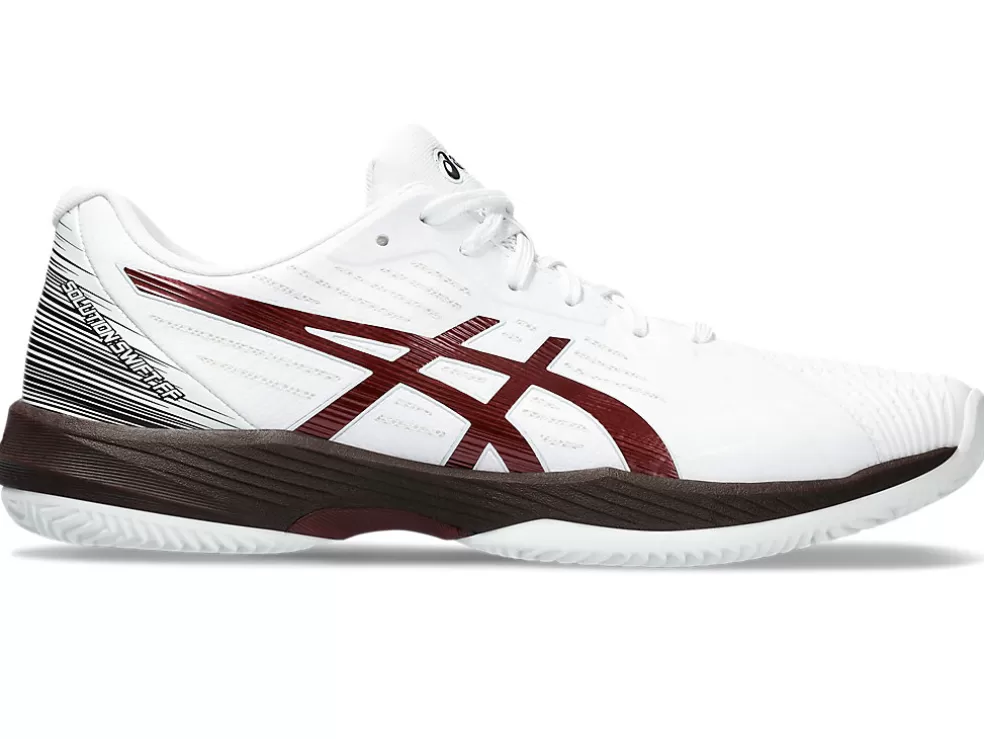 Clearance ASICS SOLUTION SWIFT FF CLAY White/Antique Red