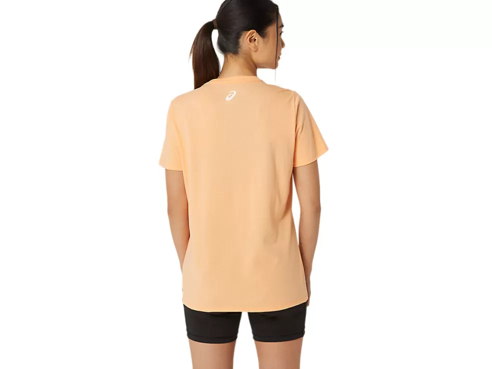 Store ASICS SUNFLOWER SLOGAN V-NECK Summer Dune