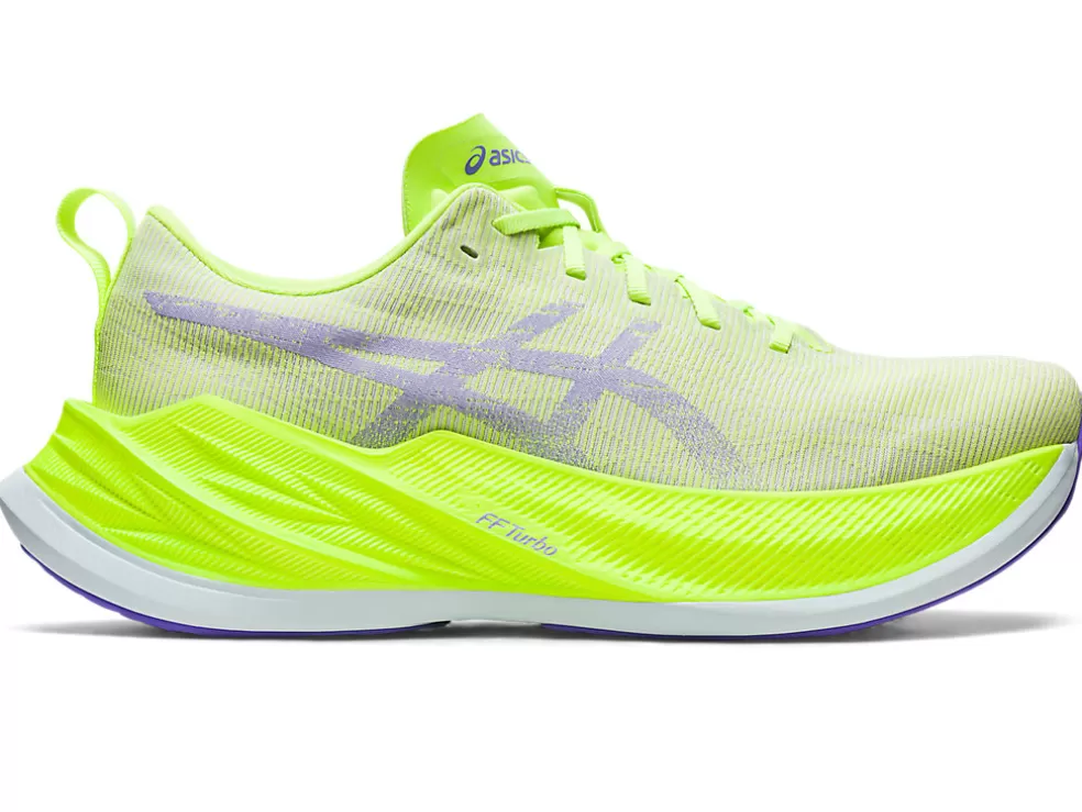 New ASICS SUPERBLAST Hazard Green/Amethyst