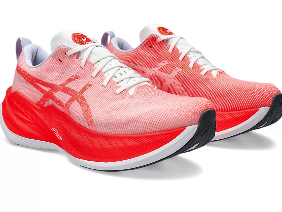 Best Sale ASICS SUPERBLAST White/Sunrise Red