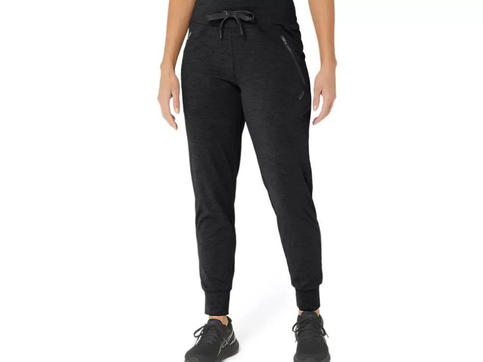 Cheap ASICS TECH PANT 2.0 Performance Black Spacedye