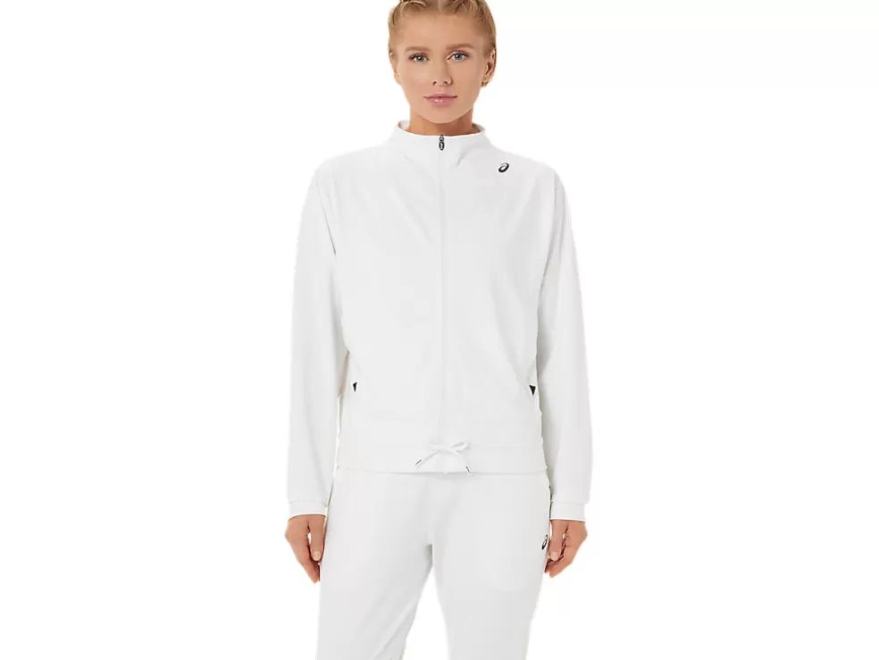 Store ASICS TENNIS JACKET Brilliant White/Performance Black