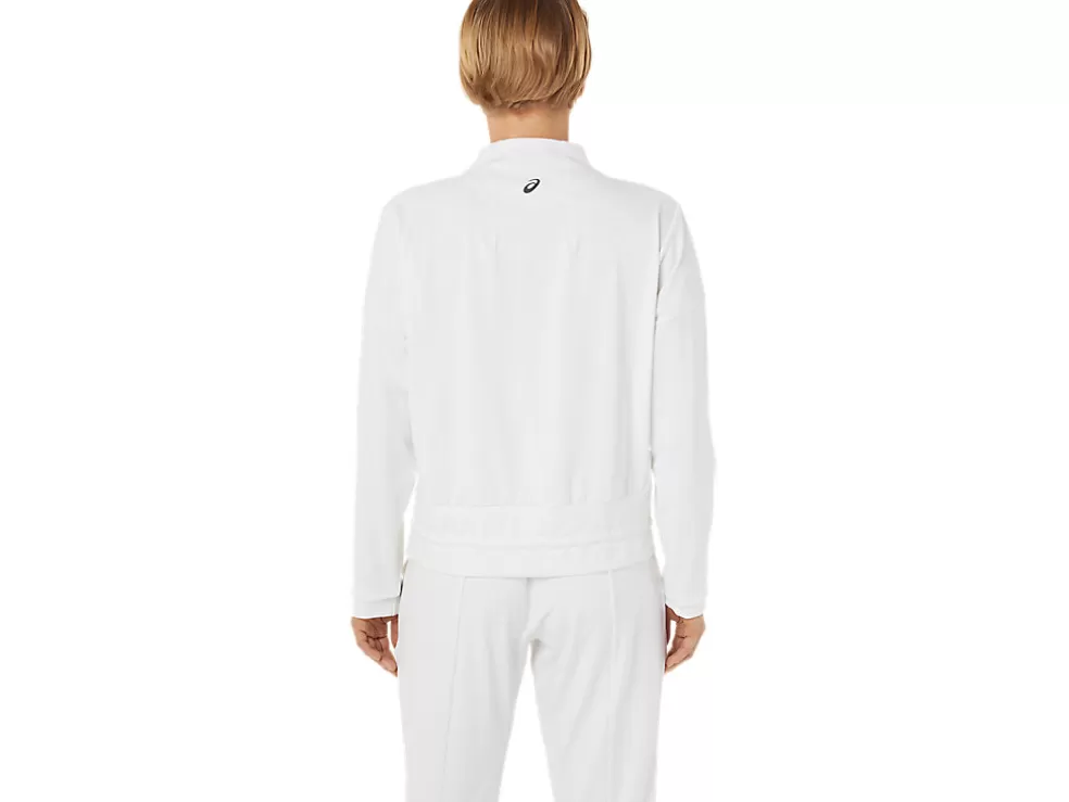 Store ASICS TENNIS JACKET Brilliant White/Performance Black