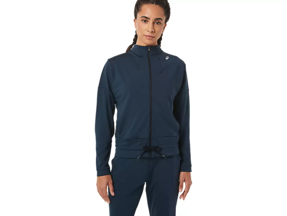 Best ASICS TENNIS JACKET French Blue/Performance Black