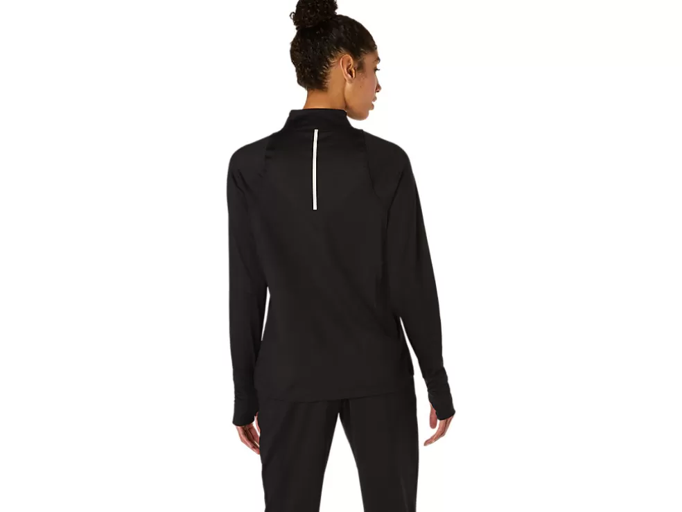 Hot ASICS THERMOPOLIS HALF ZIP Performance Black