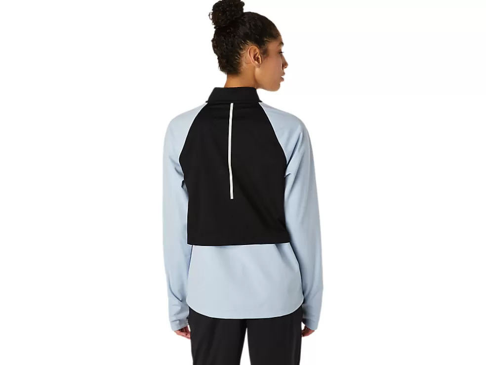 Sale ASICS THERMOSTORM FULL ZIP JACKET Mist/Performance Black