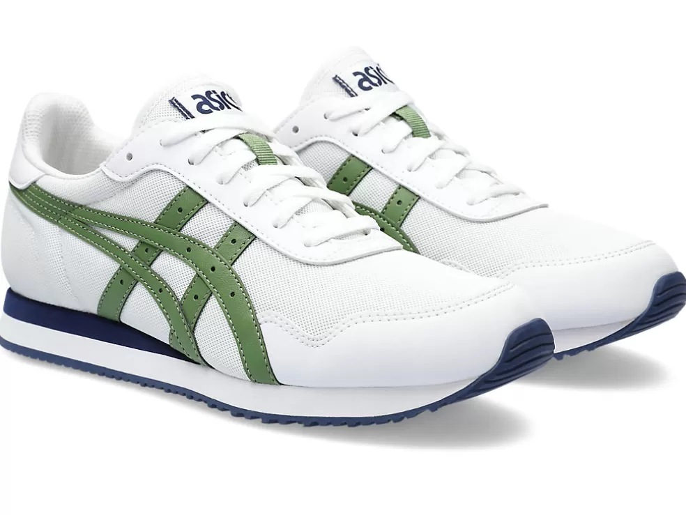 Online ASICS TIGER RUNNER White/Cedar Green