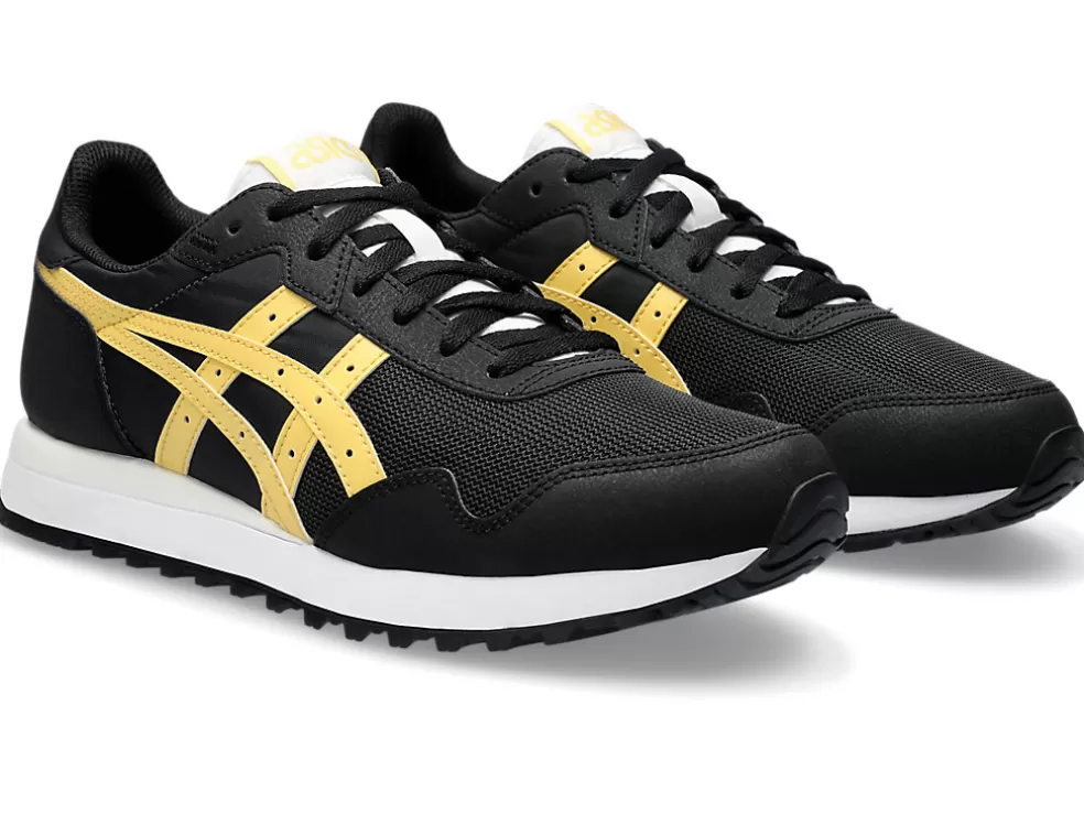 Online ASICS Tiger RUNNER II Black/Faded Yellow