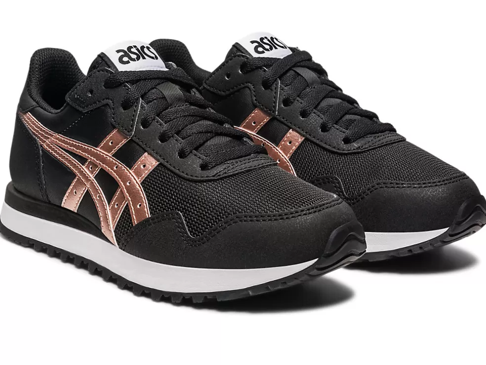 Clearance ASICS Tiger RUNNER II Black/Rose Gold