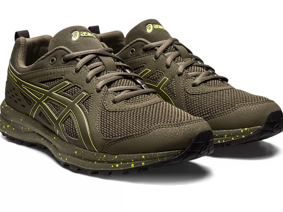 Shop ASICS TORRANCE TRAIL Brown Stone/Lemon Spark