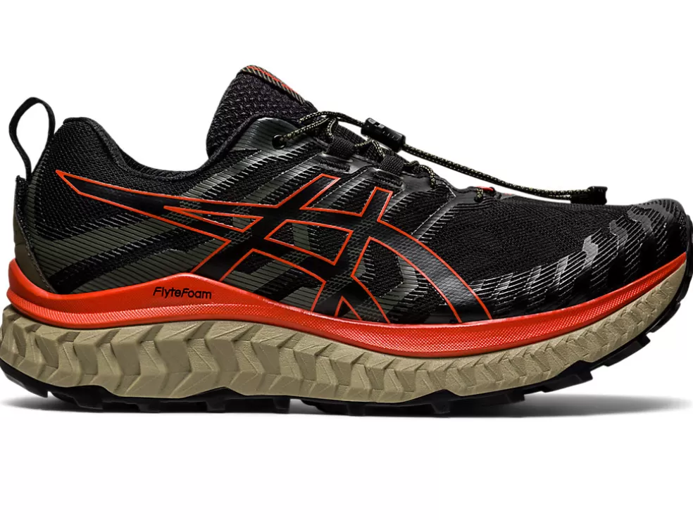 Fashion ASICS TRABUCO MAX Black/Cherry Tomato