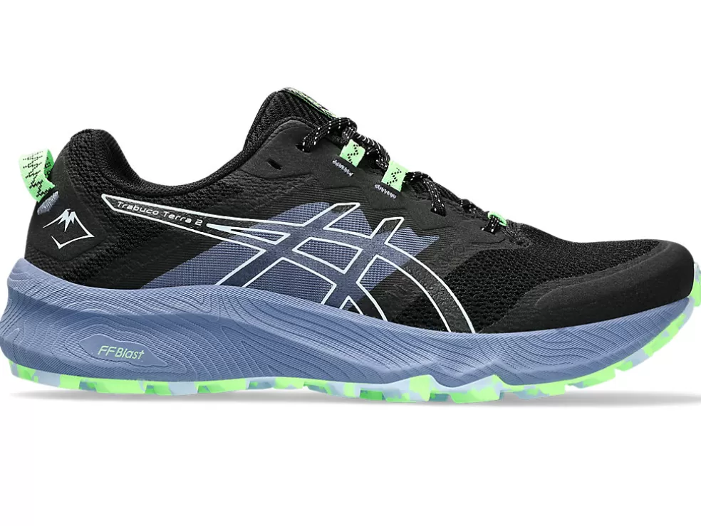 Cheap ASICS Trabuco Terra 2 Black/Light Blue