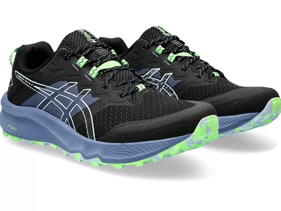 Cheap ASICS Trabuco Terra 2 Black/Light Blue