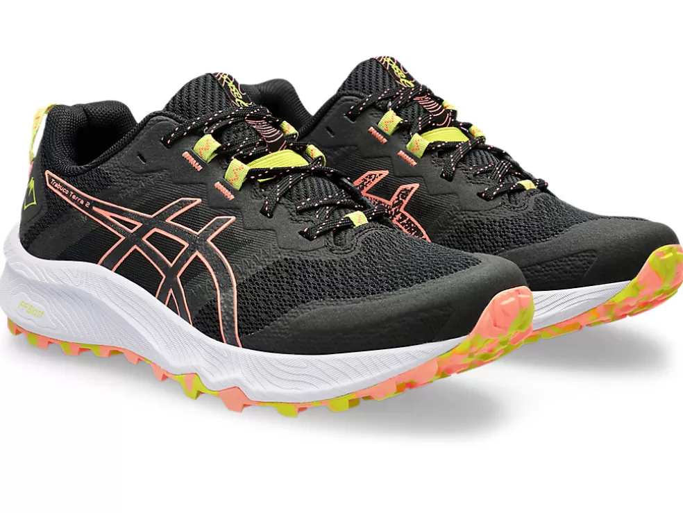 Cheap ASICS Trabuco Terra 2 Black/Sun Coral