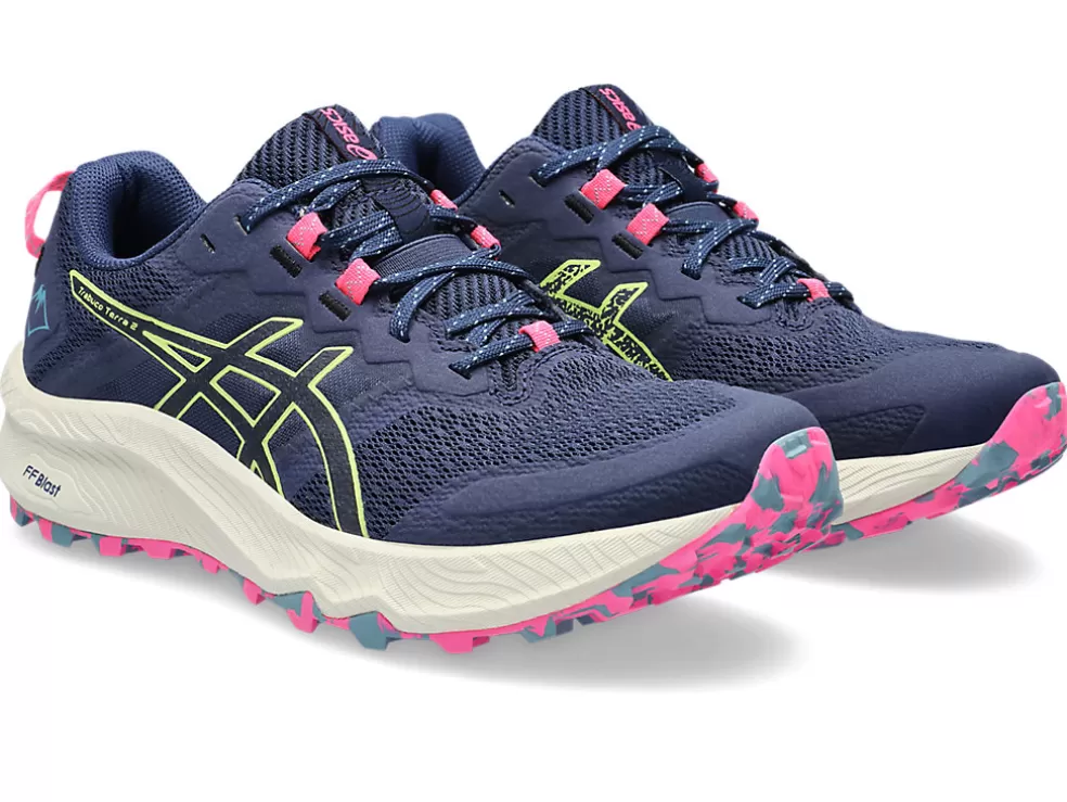 Outlet ASICS Trabuco Terra 2 Deep Ocean/Lime Green