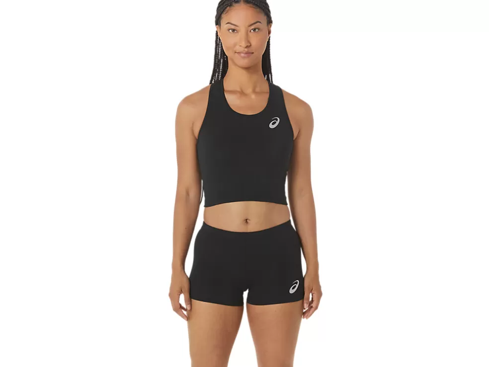 Best Sale ASICS TRACK CROPPED TOP Performance Black