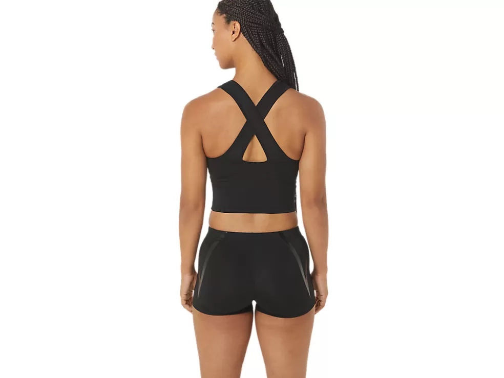 Best Sale ASICS TRACK CROPPED TOP Performance Black