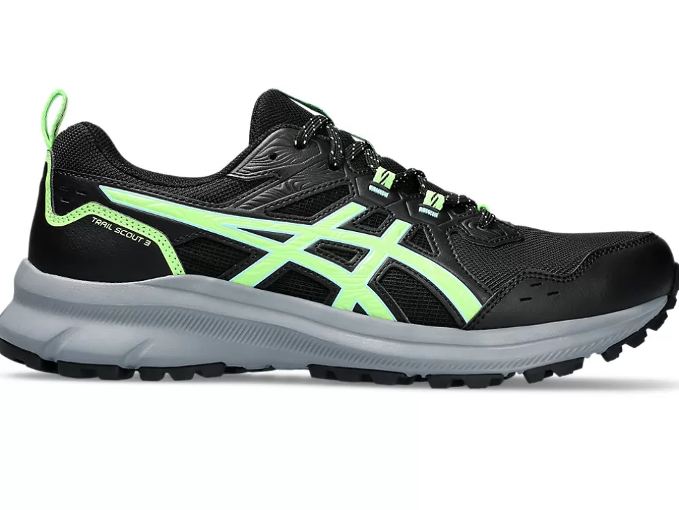 Hot ASICS TRAIL SCOUT 3 Black/Illuminate Green