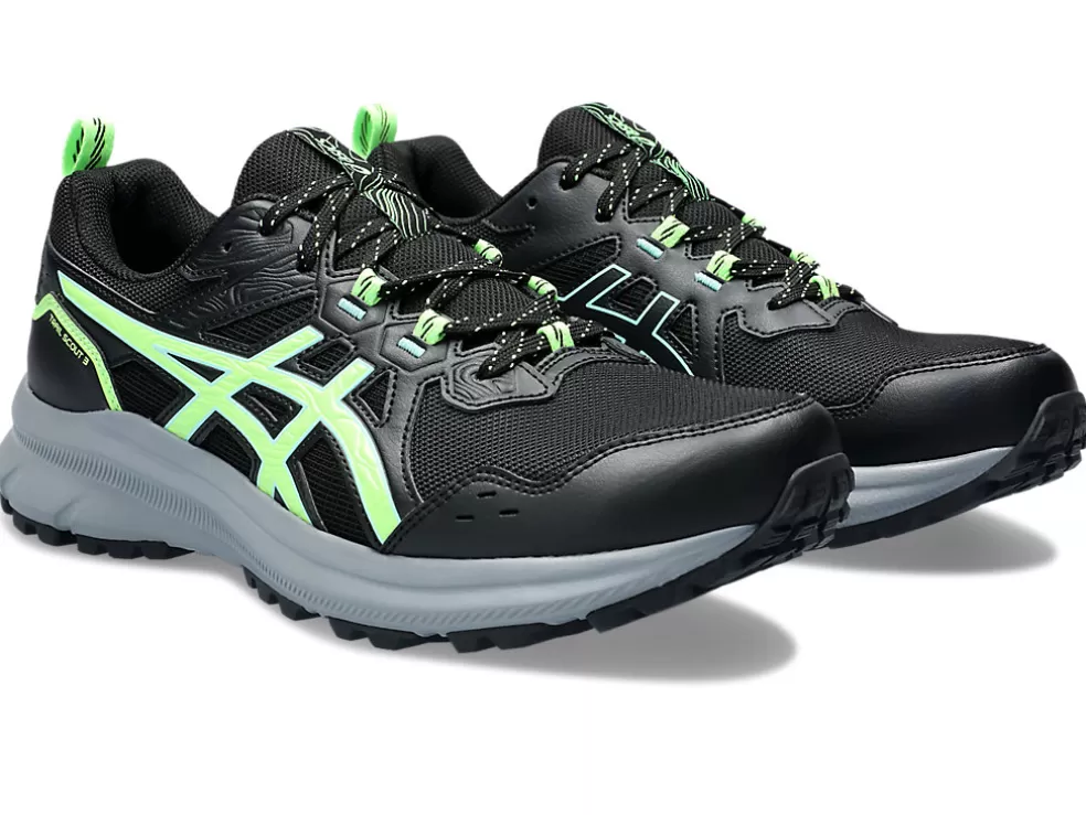 Hot ASICS TRAIL SCOUT 3 Black/Illuminate Green