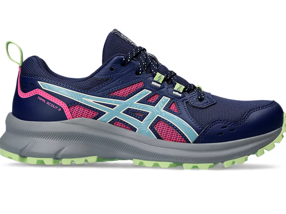 Best ASICS TRAIL SCOUT 3 Deep Ocean/Gris Blue