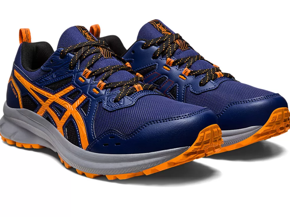 Best ASICS TRAIL SCOUT 3 Deep Ocean/Bright Orange