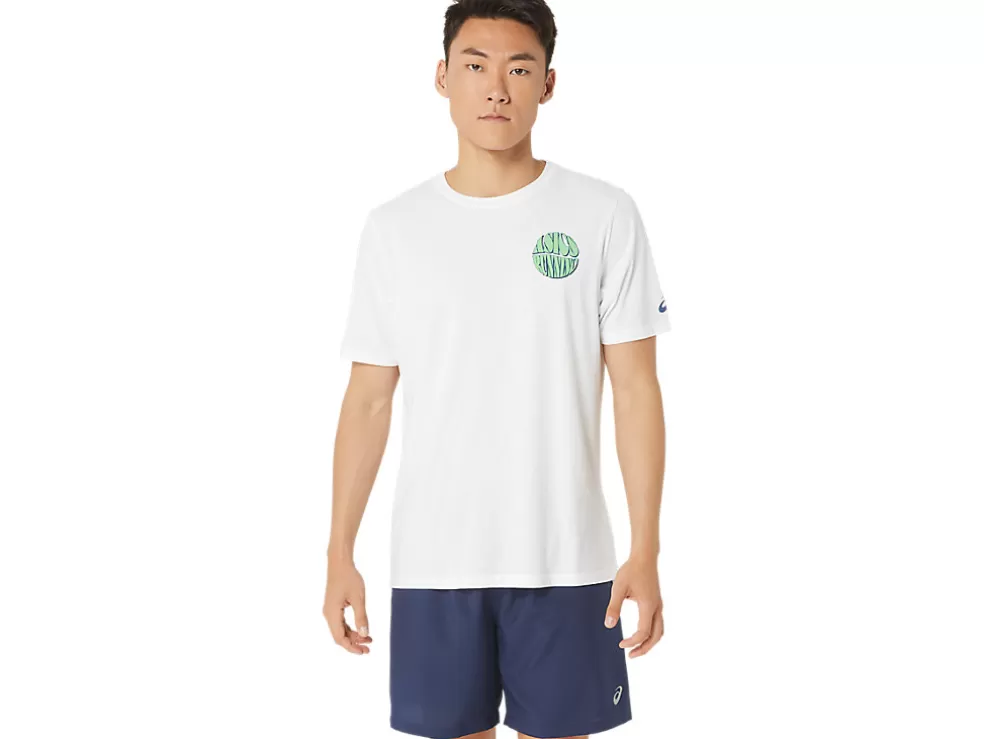 Online ASICS UNISEX GO RUN OUTSIDE CREW TEE Brilliant White