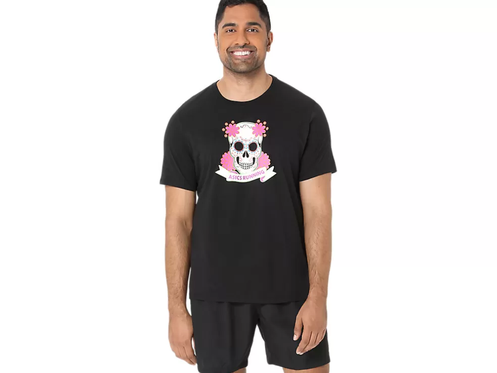 Store ASICS UNISEX HALLOWEEN MONSTER SHORT SLEEVE TEE Performance Black