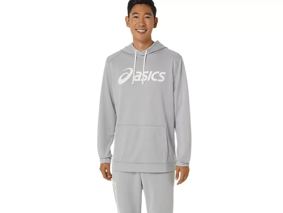 Outlet ASICS UNISEX ESSENTIAL FRENCH TERRY HOODIE 2.0 Light Grey Heather