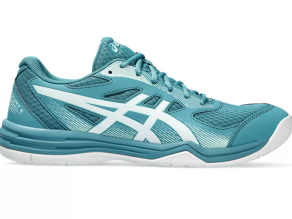 Best ASICS UPCOURT 5 Blue Teal/White