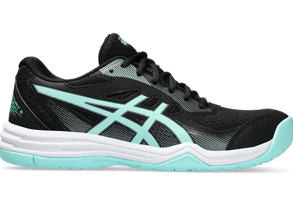 Hot ASICS UPCOURT 5 Black/Illuminate Mint