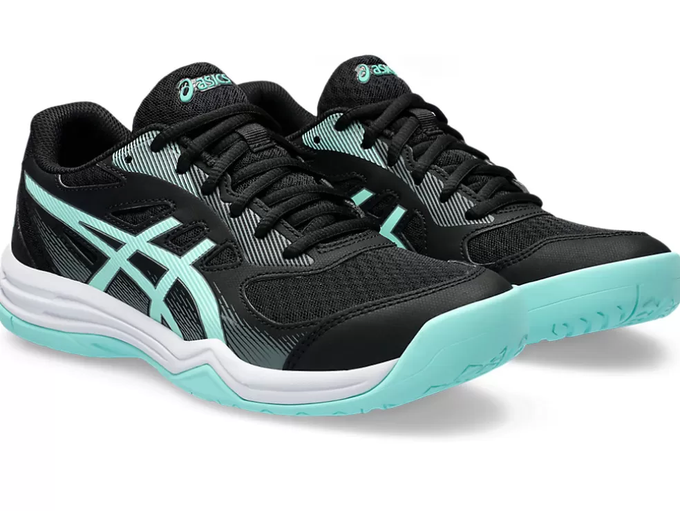 Hot ASICS UPCOURT 5 Black/Illuminate Mint