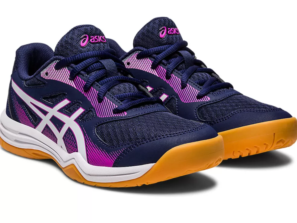 Cheap ASICS UPCOURT 5 GRADE SCHOOL Peacoat/Orchid