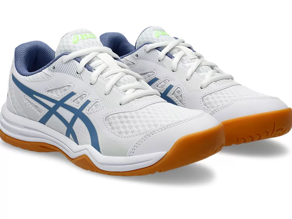 Sale ASICS UPCOURT 5 GRADE SCHOOL White/Denim Blue