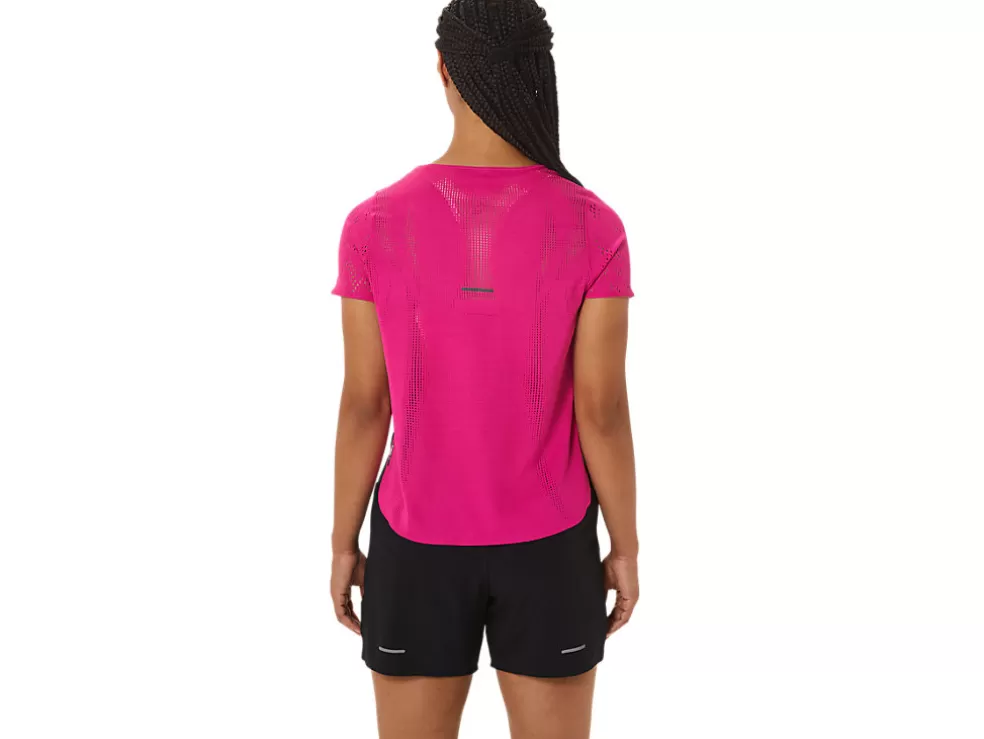 Best ASICS VENTILATE ACTIBREEZE SHORT SLEEVE TOP Pink Rave