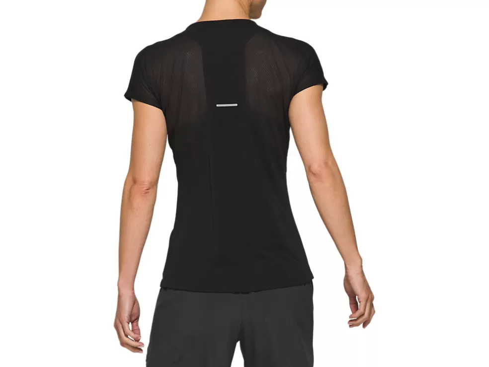 Cheap ASICS V-NECK SHORT SLEEVE TOP Performance Black