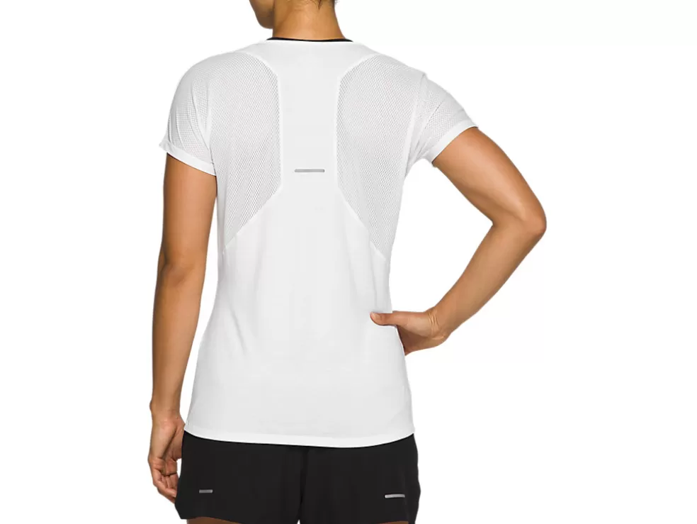 Fashion ASICS V-NECK SHORT SLEEVE TOP Brilliant White