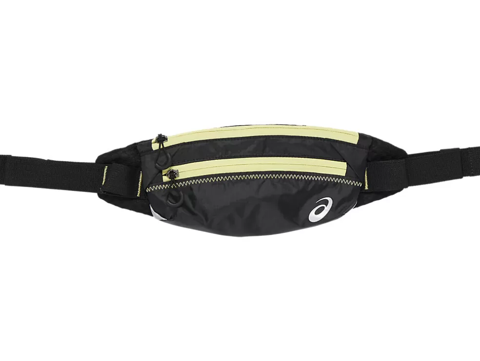 Discount ASICS WAIST POUCH LIGHT Performance Black/Glow Yellow