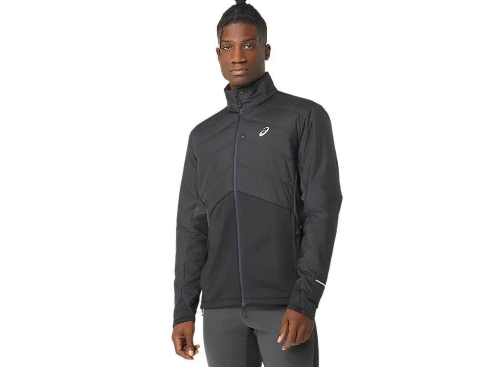 Cheap ASICS WINTER RUN JACKET Performance Black/Graphite Grey