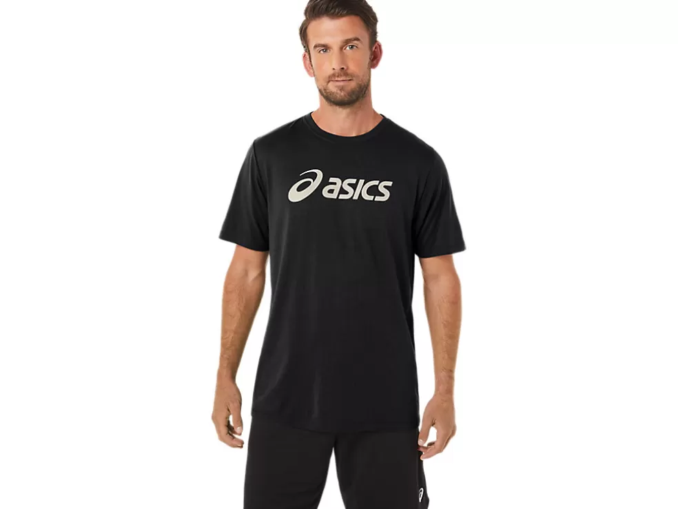 Fashion ASICS XG SHORT SLEEVE LOCKUP LOGO TEE Performance Black