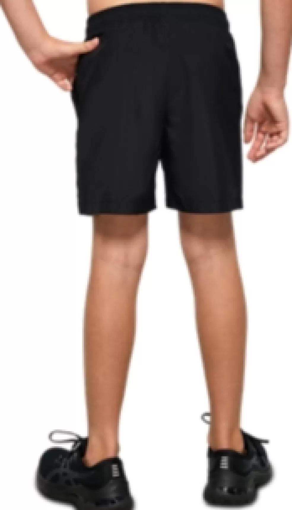 New ASICS YOUTH WOVEN SPORT SHORT Performance Black